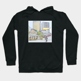 A Police Station and A Golden Turd Hoodie